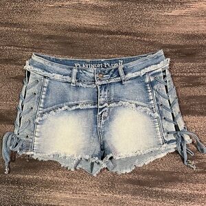 Harley style Jean shorts